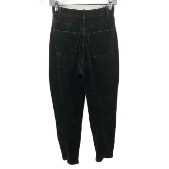 Kenzie Black Velvet Pants Size European 38/US 6 - Picture 2 of 13